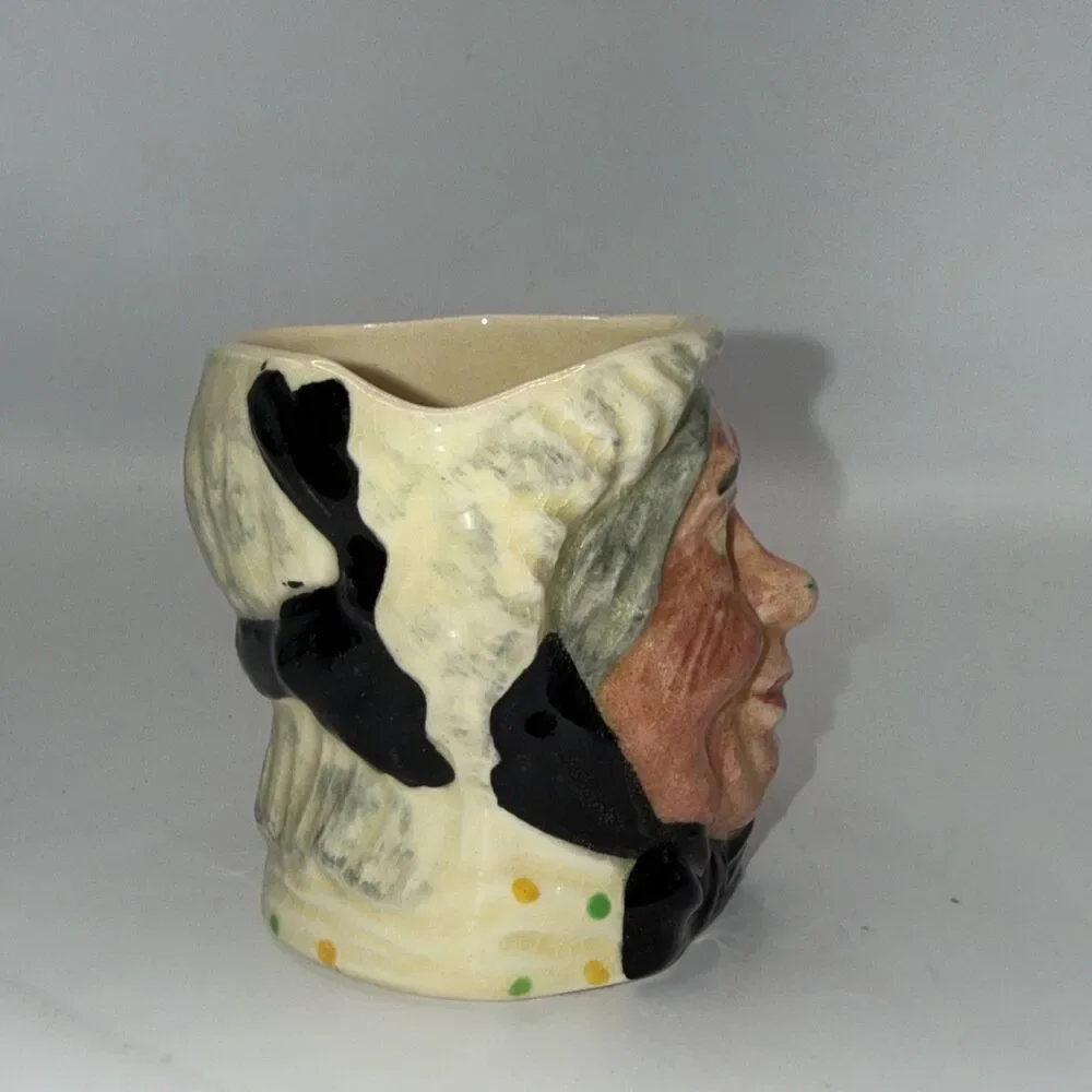 Lancaster & Sandland Sarah Gamp Miniature Toby Mug Hand Painted England vintage